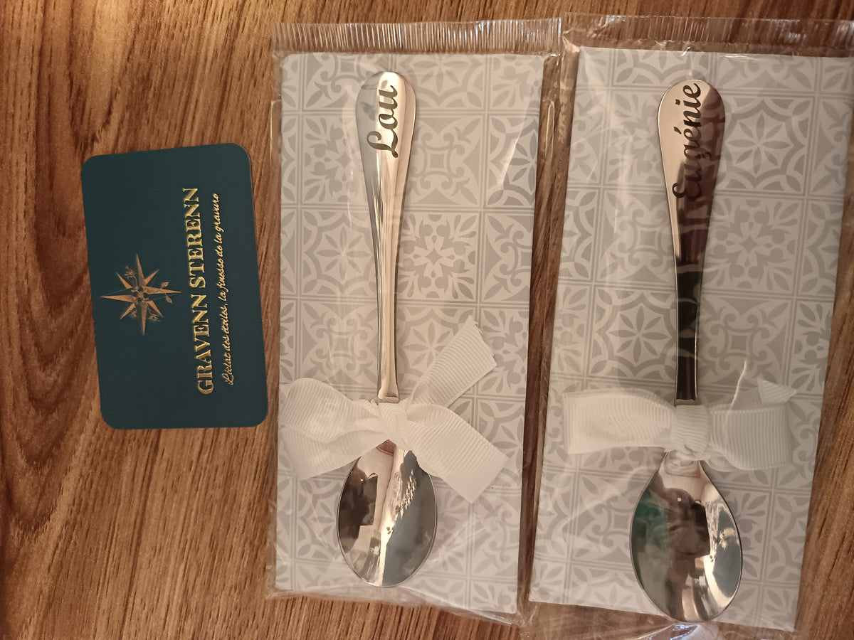 Petite cuillère personnalisée