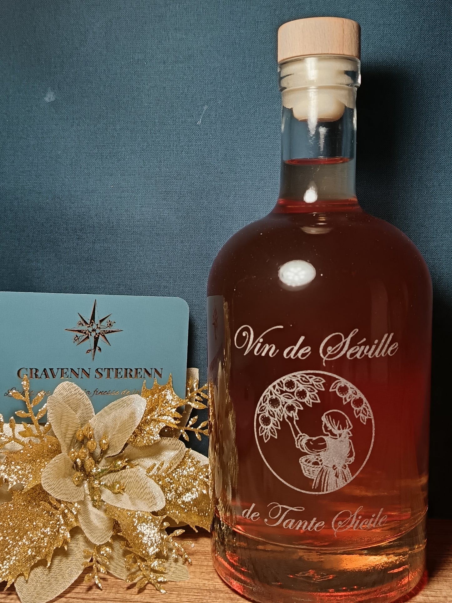 Bouteille personnalisée pour liqueur ou sirop - 500ml