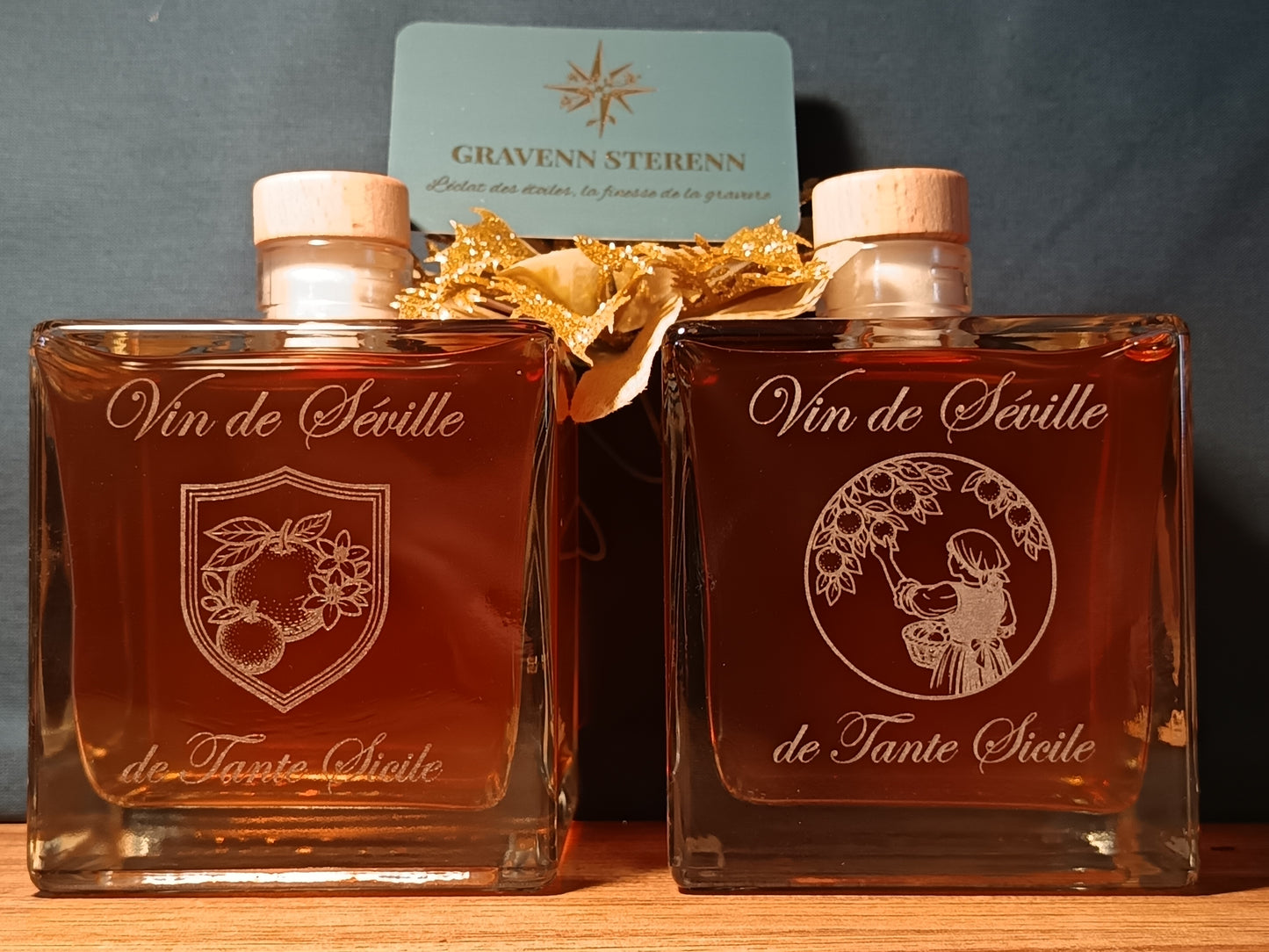 Bouteille personnalisée pour liqueur ou sirop - 500ml