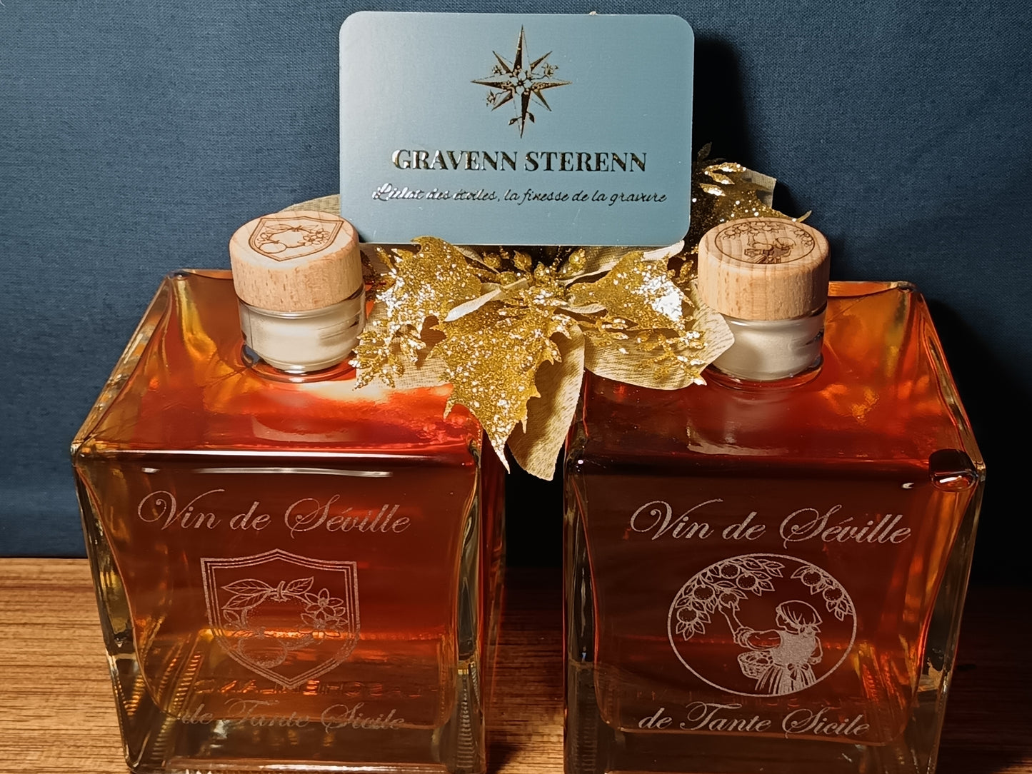 Bouteille personnalisée pour liqueur ou sirop - 500ml