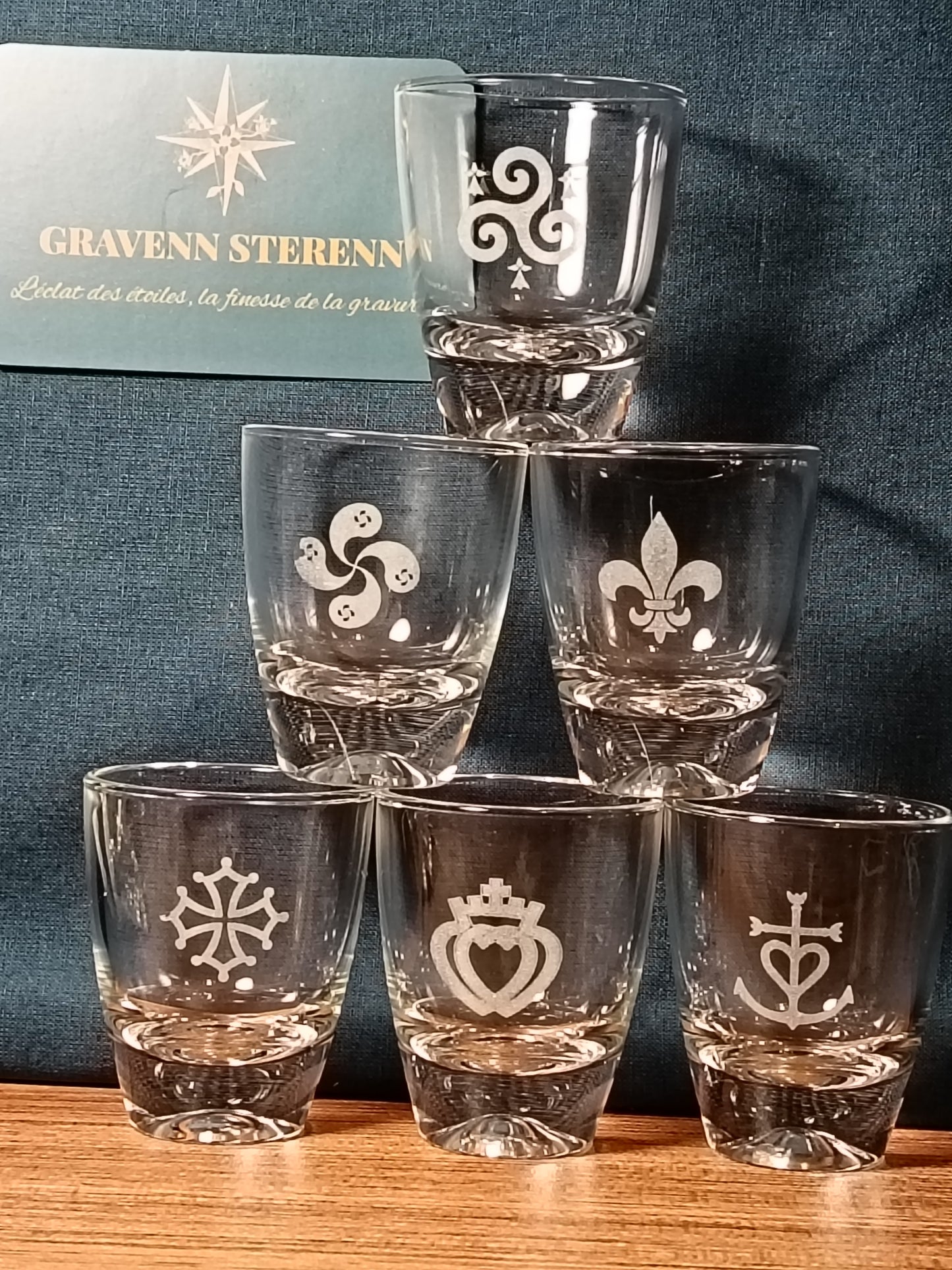 6 verres à digestifs